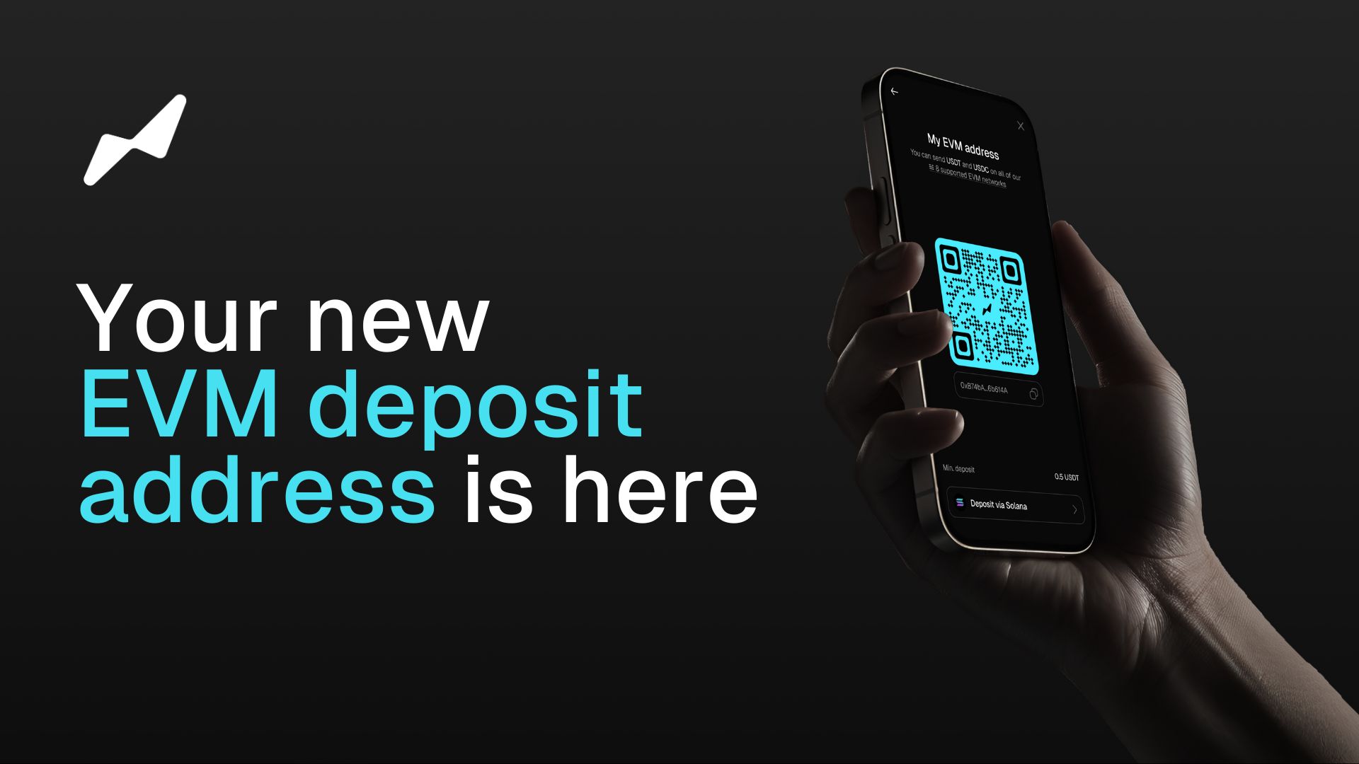 Important update: your new EVM deposit address is here